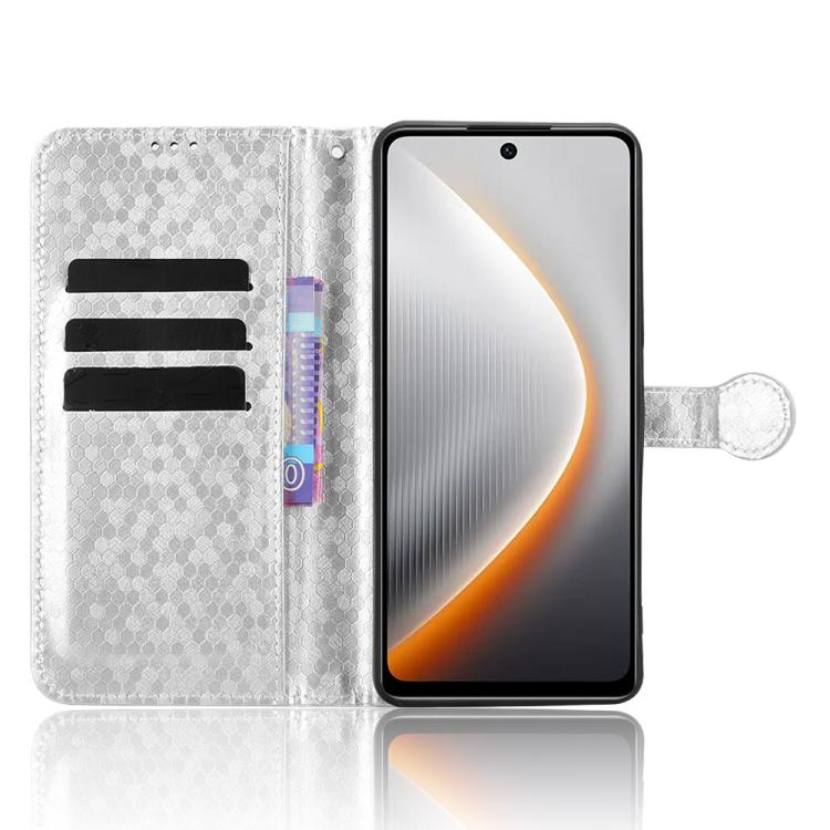 For Tecno Pova 7 4G Honeycomb Dot Texture Leather Phone Case