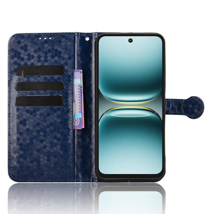 For Tecno Spark Go 2 4G Honeycomb Dot Texture Leather Phone Case