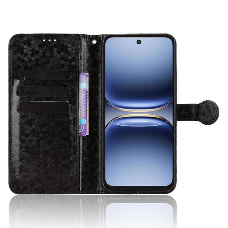 For Tecno Spark 40 4G Honeycomb Dot Texture Leather Phone Case