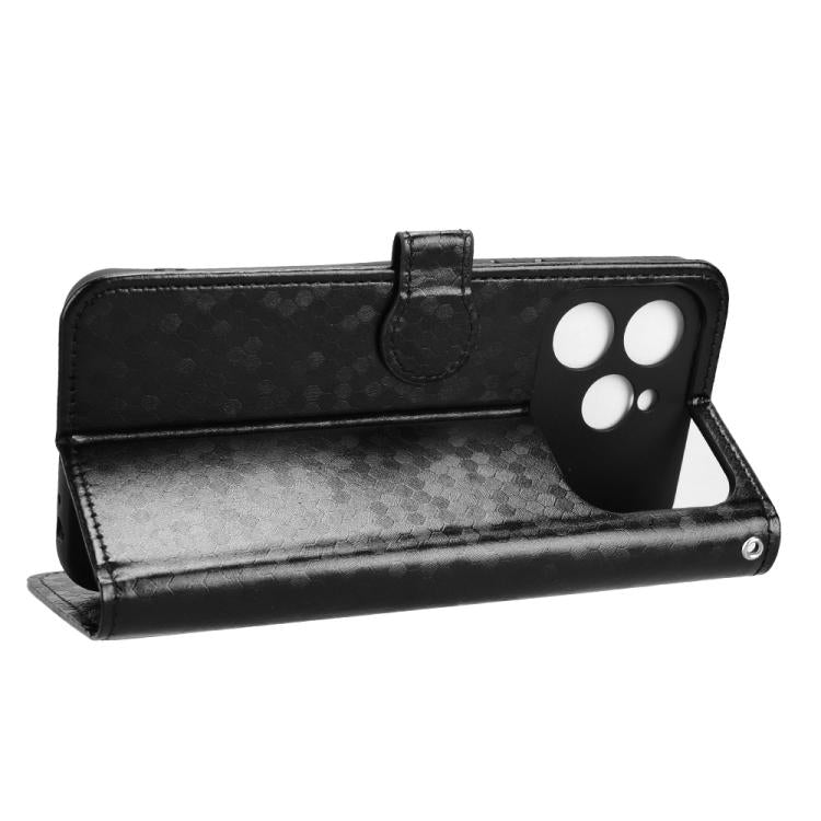 For Tecno Spark 40 4G Honeycomb Dot Texture Leather Phone Case
