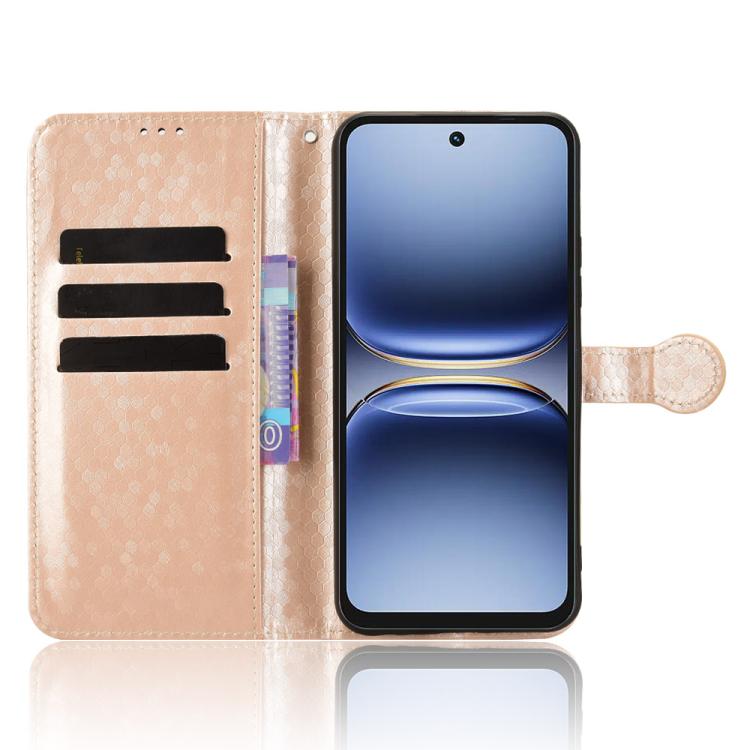 For Tecno Spark 40 4G Honeycomb Dot Texture Leather Phone Case