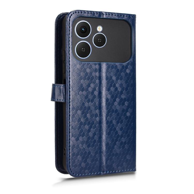 For Tecno Spark 40 4G Honeycomb Dot Texture Leather Phone Case
