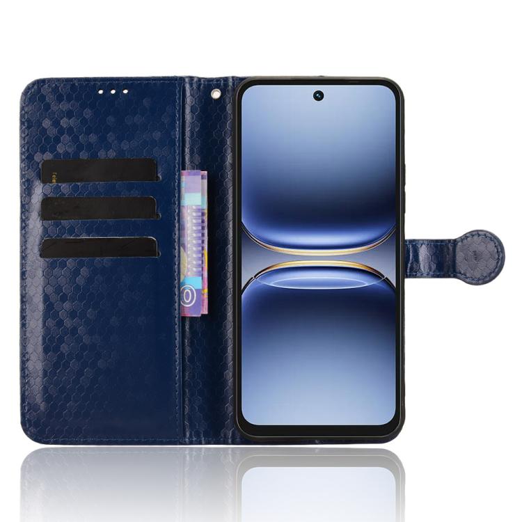 For Tecno Spark 40 4G Honeycomb Dot Texture Leather Phone Case