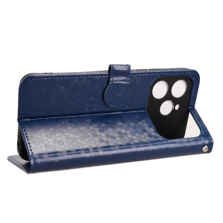 For Tecno Spark 40 4G Honeycomb Dot Texture Leather Phone Case