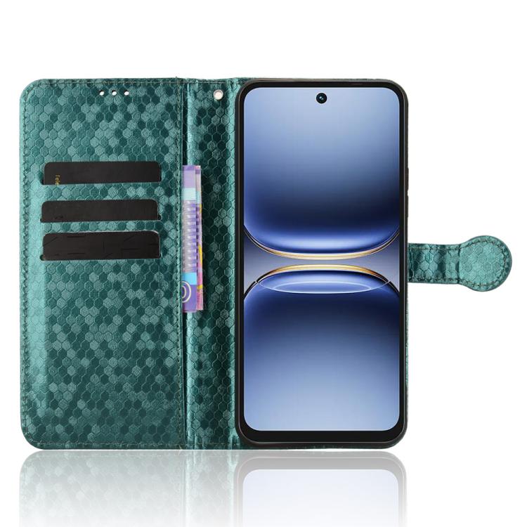 For Tecno Spark 40 4G Honeycomb Dot Texture Leather Phone Case