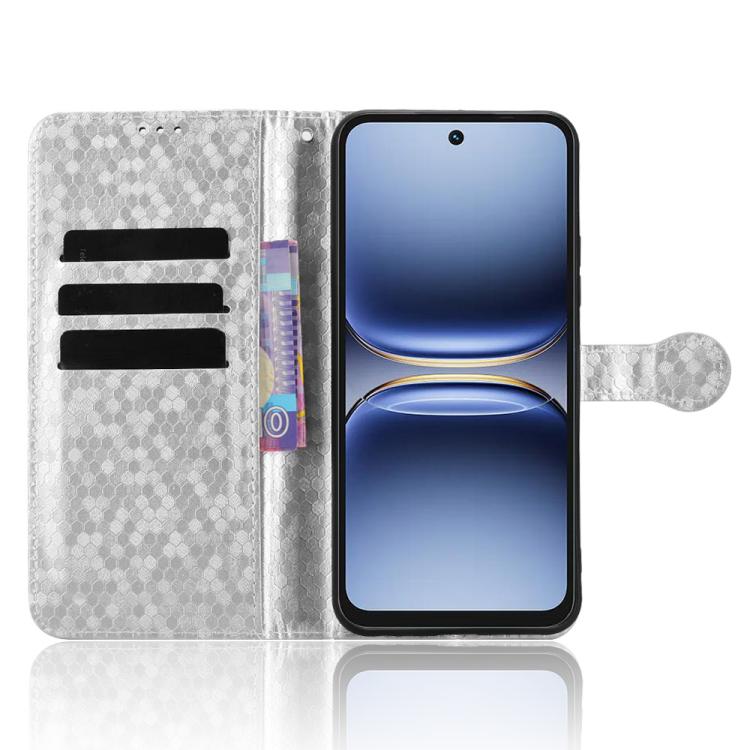 For Tecno Spark 40 4G Honeycomb Dot Texture Leather Phone Case