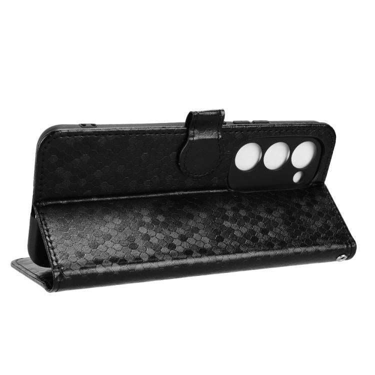 For Tecno Spark 40 Pro+ 4G Honeycomb Dot Texture Leather Phone Case