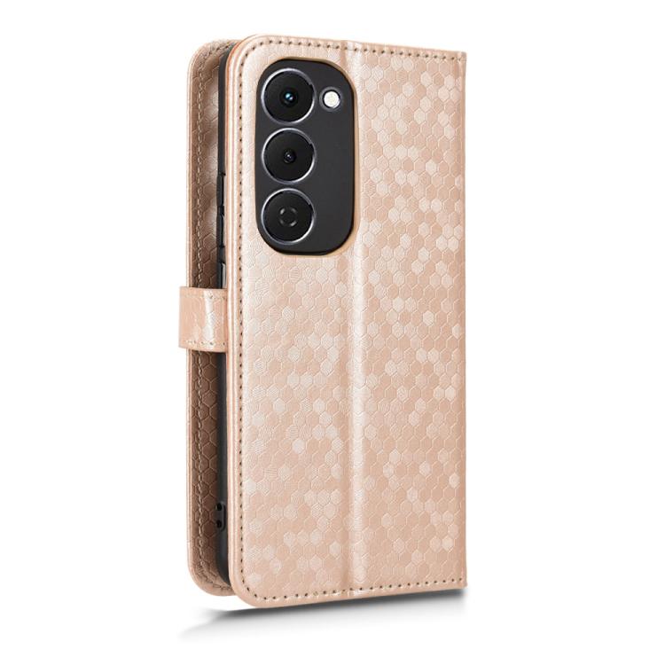 For Tecno Spark 40 Pro+ 4G Honeycomb Dot Texture Leather Phone Case