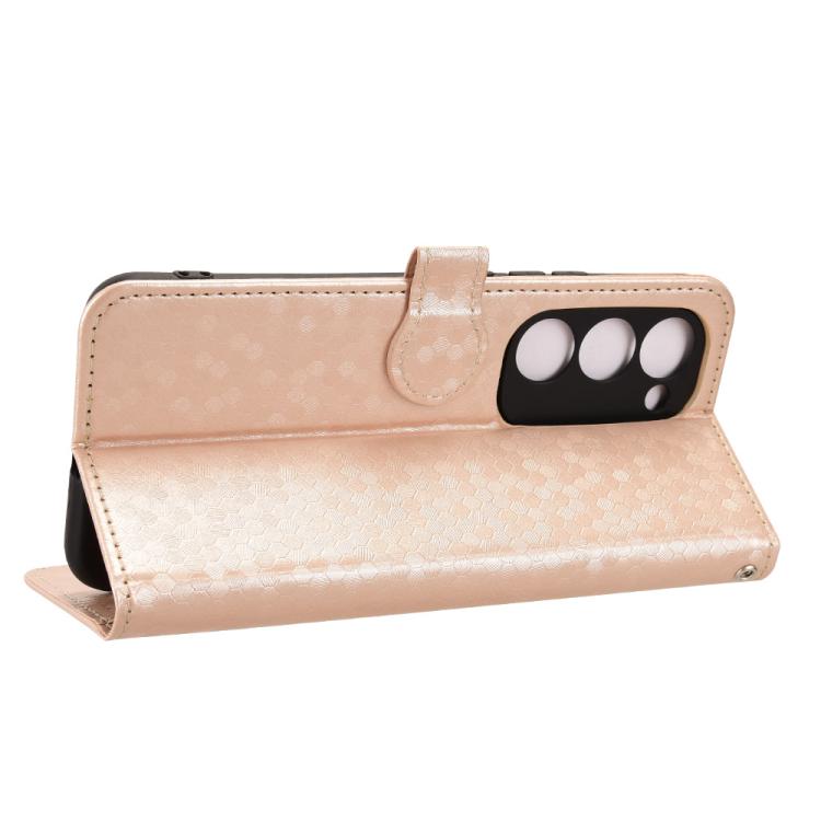 For Tecno Spark 40 Pro+ 4G Honeycomb Dot Texture Leather Phone Case