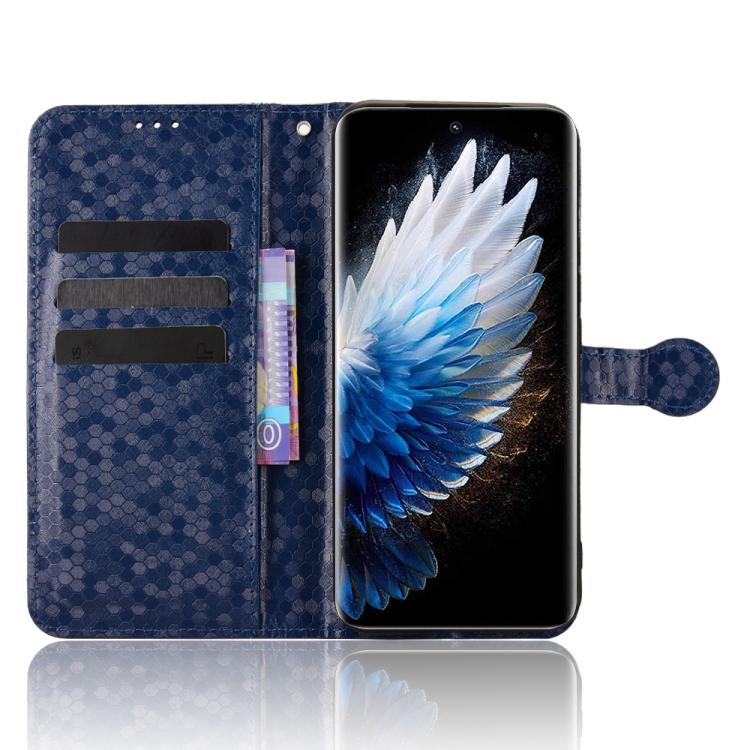 For Tecno Spark 40 Pro+ 4G Honeycomb Dot Texture Leather Phone Case