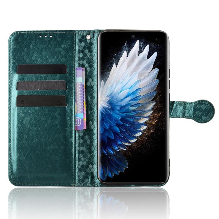 For Tecno Spark 40 Pro+ 4G Honeycomb Dot Texture Leather Phone Case
