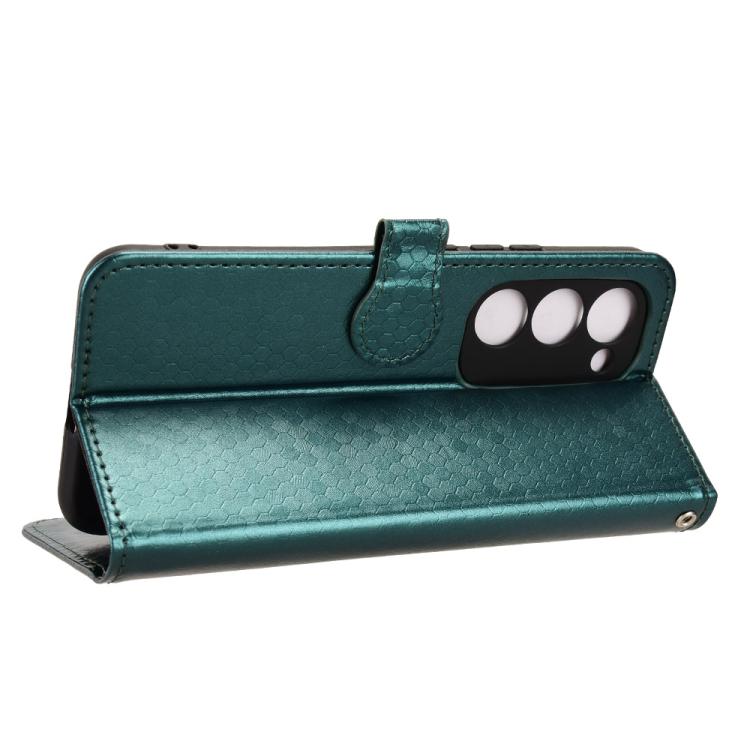 For Tecno Spark 40 Pro+ 4G Honeycomb Dot Texture Leather Phone Case