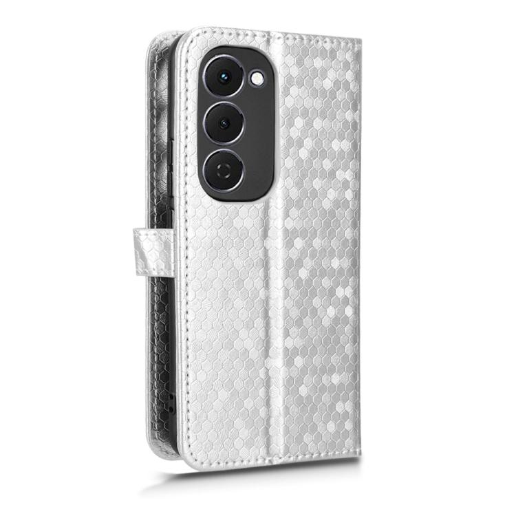 For Tecno Spark 40 Pro+ 4G Honeycomb Dot Texture Leather Phone Case