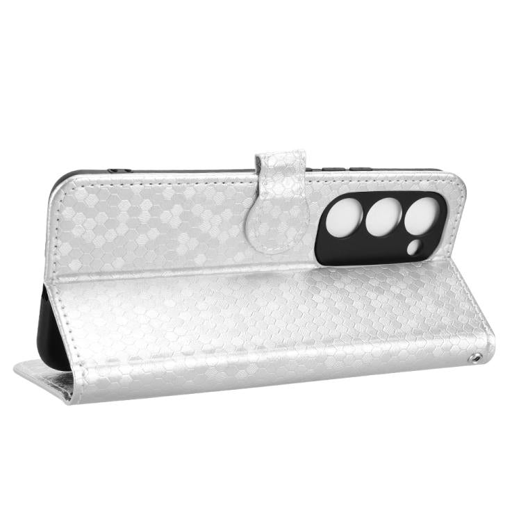 For Tecno Spark 40 Pro+ 4G Honeycomb Dot Texture Leather Phone Case