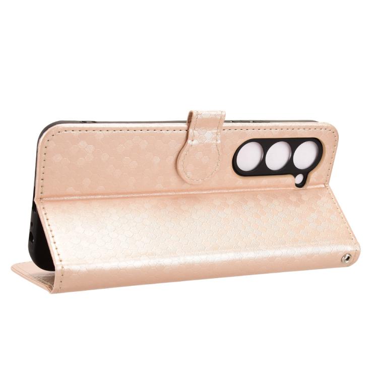 For Tecno Spark 40 Pro 4G Honeycomb Dot Texture Leather Phone Case