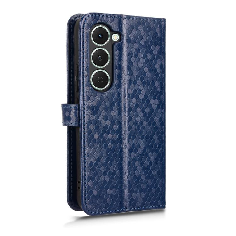 For Tecno Spark 40 Pro 4G Honeycomb Dot Texture Leather Phone Case