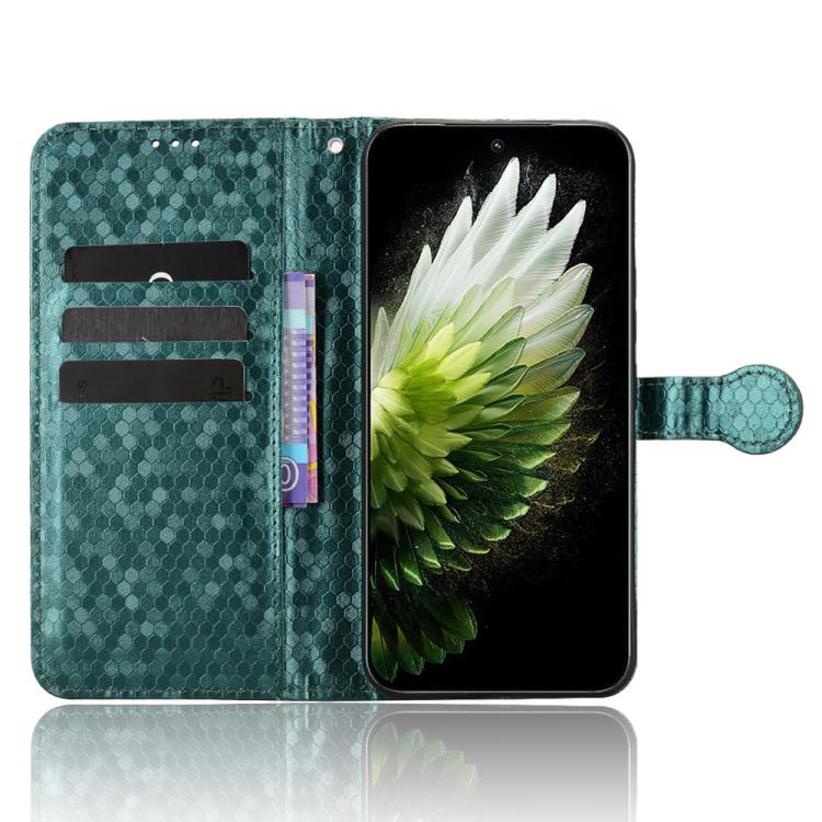 For Tecno Spark 40 Pro 4G Honeycomb Dot Texture Leather Phone Case