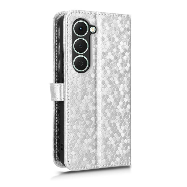 For Tecno Spark 40 Pro 4G Honeycomb Dot Texture Leather Phone Case
