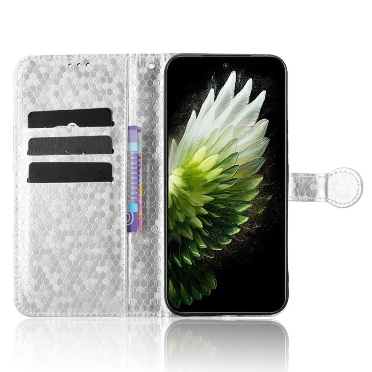 For Tecno Spark 40 Pro 4G Honeycomb Dot Texture Leather Phone Case