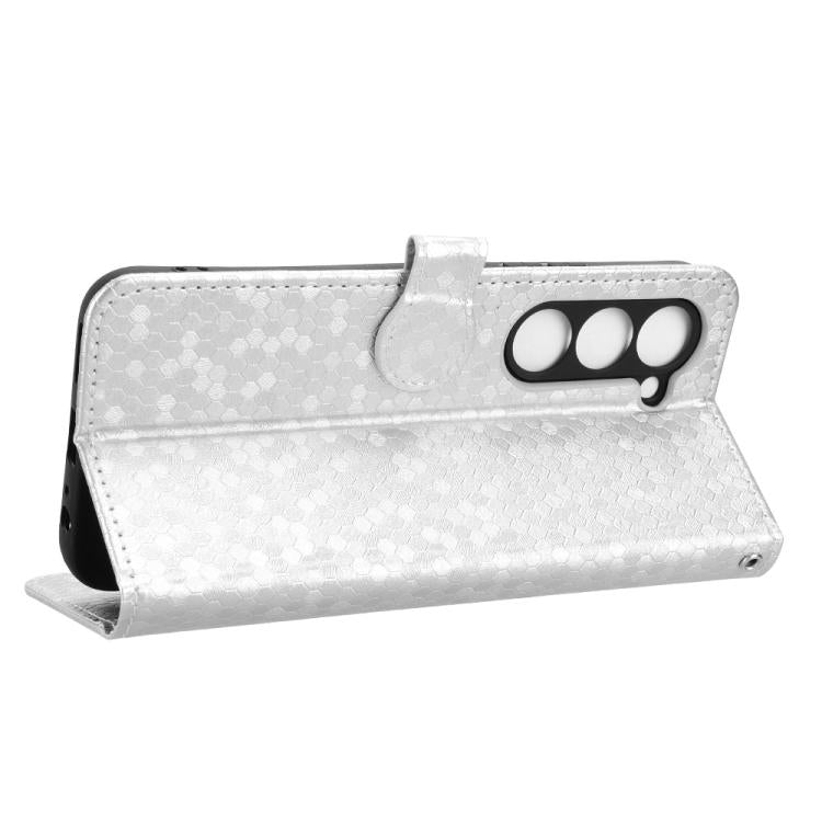 For Tecno Spark 40 Pro 4G Honeycomb Dot Texture Leather Phone Case