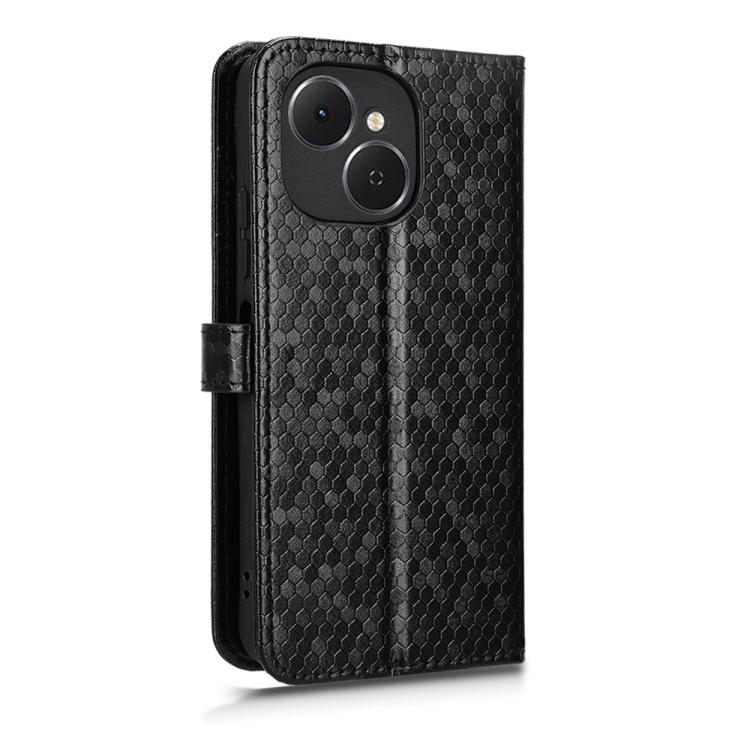 For Tecno Spark 40C Honeycomb Dot Texture Leather Phone Case