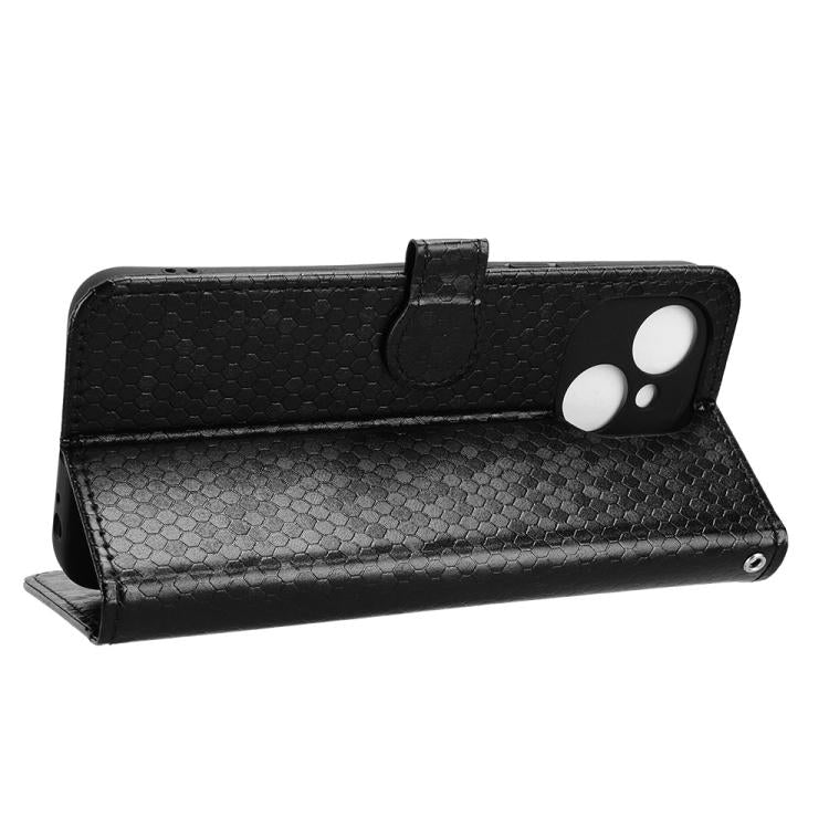 For Tecno Spark 40C Honeycomb Dot Texture Leather Phone Case