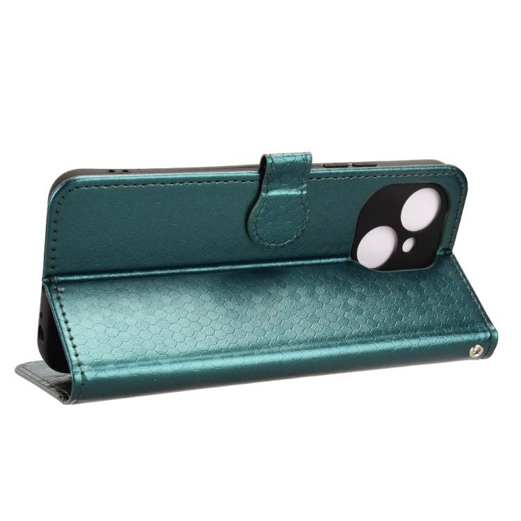 For Tecno Spark 40C Honeycomb Dot Texture Leather Phone Case