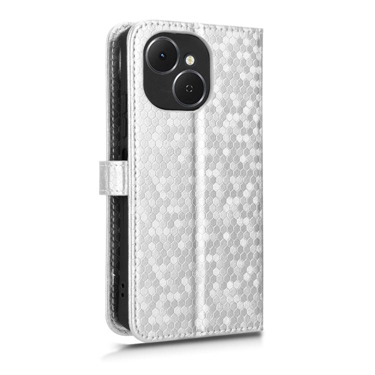 For Tecno Spark 40C Honeycomb Dot Texture Leather Phone Case