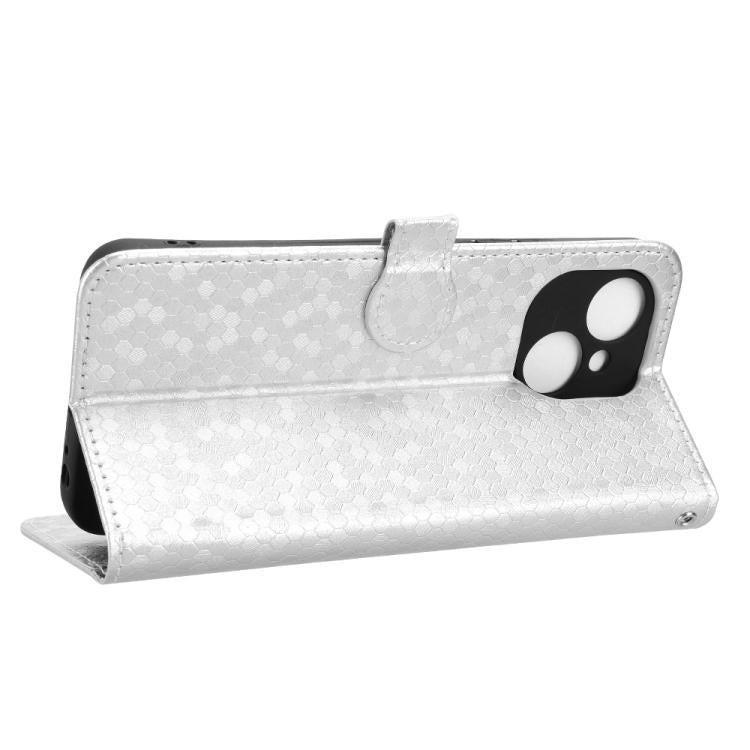 For Tecno Spark 40C Honeycomb Dot Texture Leather Phone Case