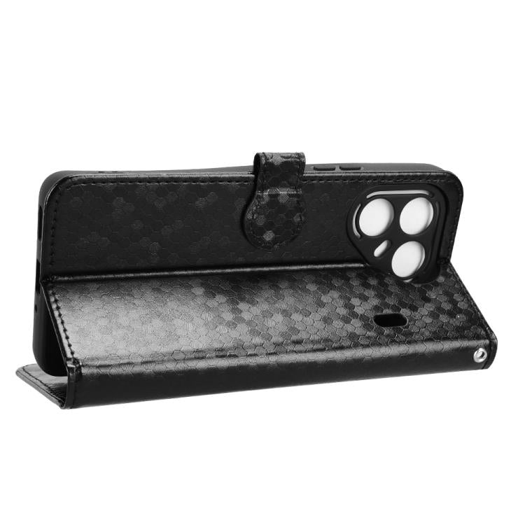 For Tecno Pova 7 5G Honeycomb Dot Texture Leather Phone Case