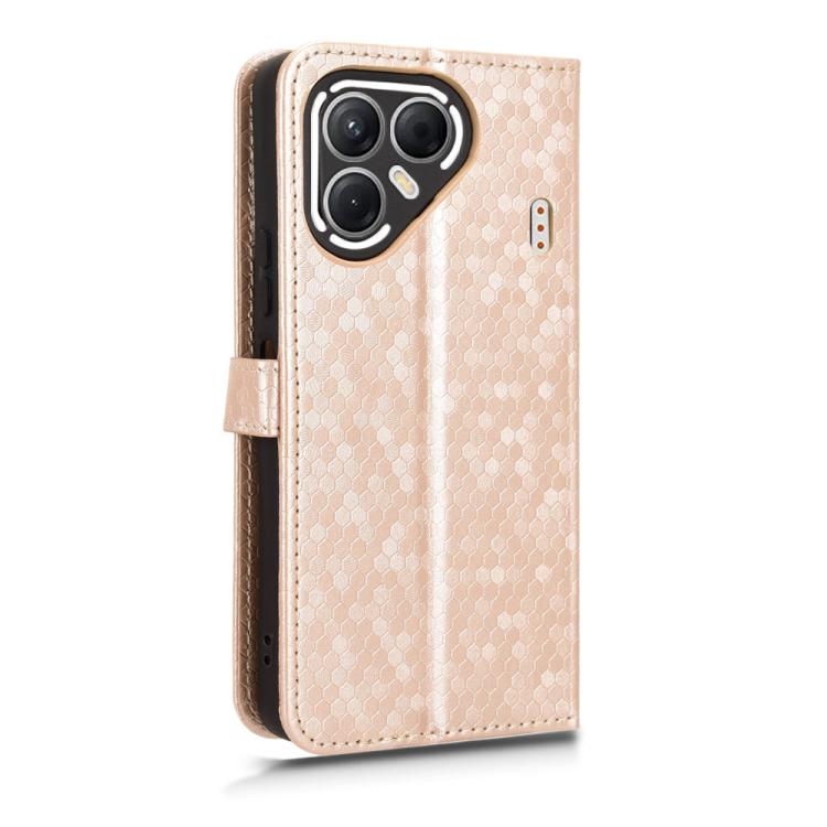 For Tecno Pova 7 5G Honeycomb Dot Texture Leather Phone Case