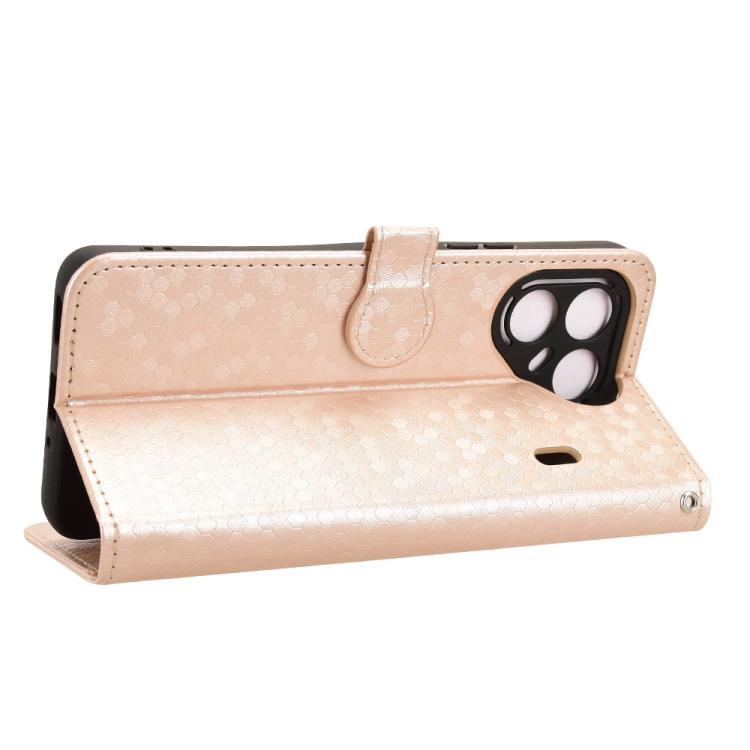 For Tecno Pova 7 5G Honeycomb Dot Texture Leather Phone Case