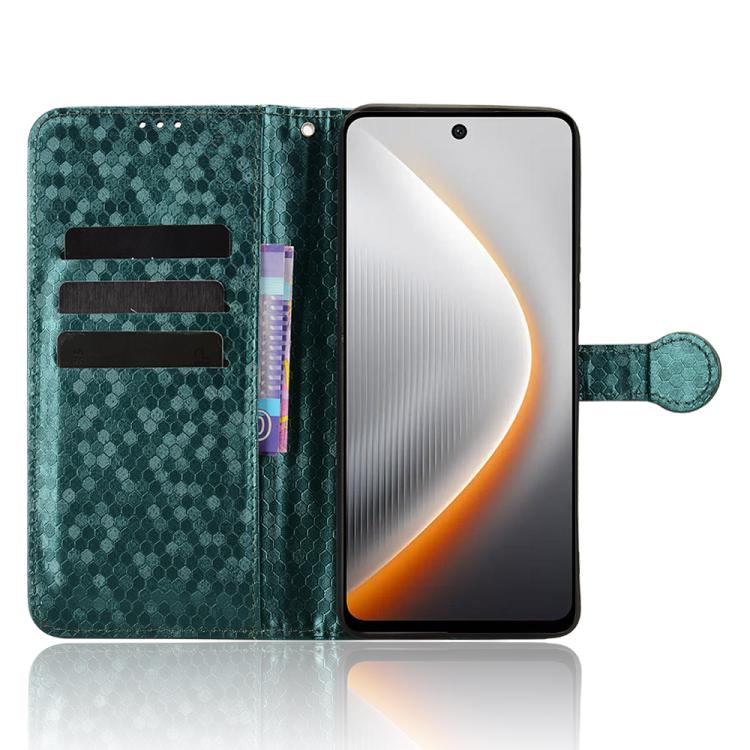 For Tecno Pova 7 5G Honeycomb Dot Texture Leather Phone Case