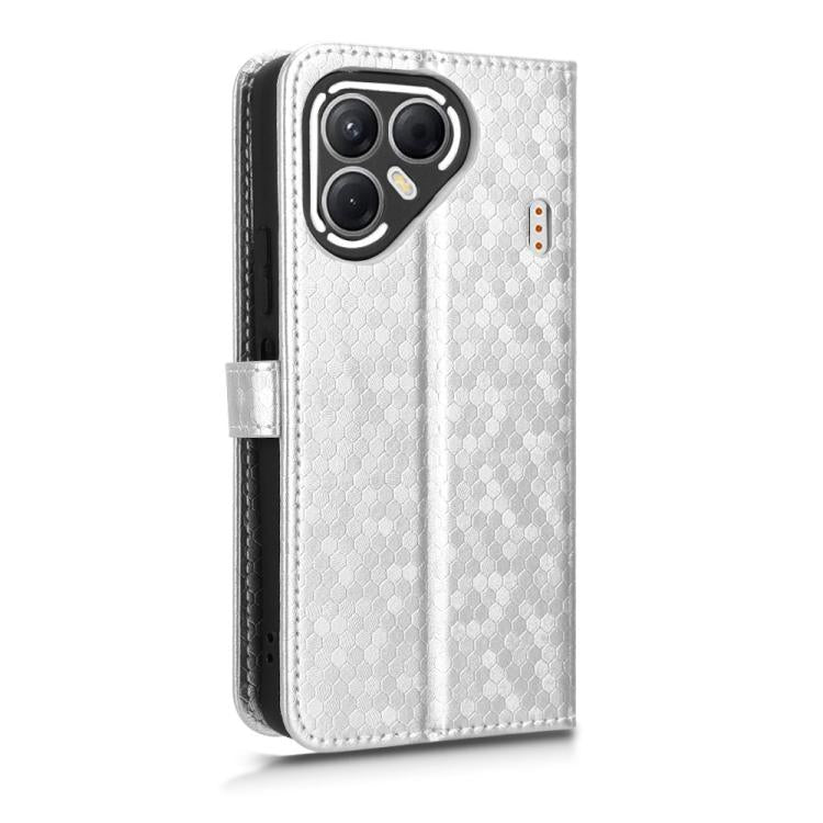For Tecno Pova 7 5G Honeycomb Dot Texture Leather Phone Case