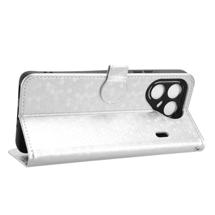 For Tecno Pova 7 5G Honeycomb Dot Texture Leather Phone Case