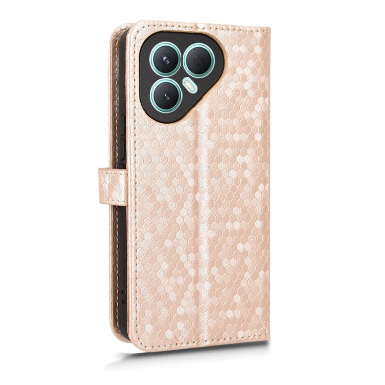 For Tecno Pova 7 Pro 5G Honeycomb Dot Texture Leather Phone Case