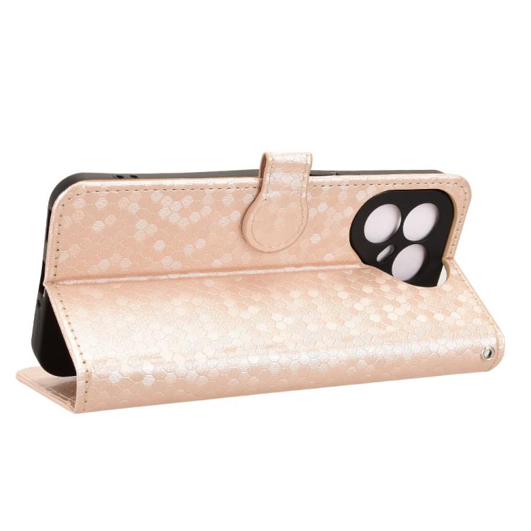 For Tecno Pova 7 Pro 5G Honeycomb Dot Texture Leather Phone Case