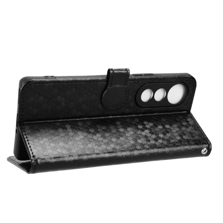 For Tecno Pova Curve 5G Honeycomb Dot Texture Leather Phone Case