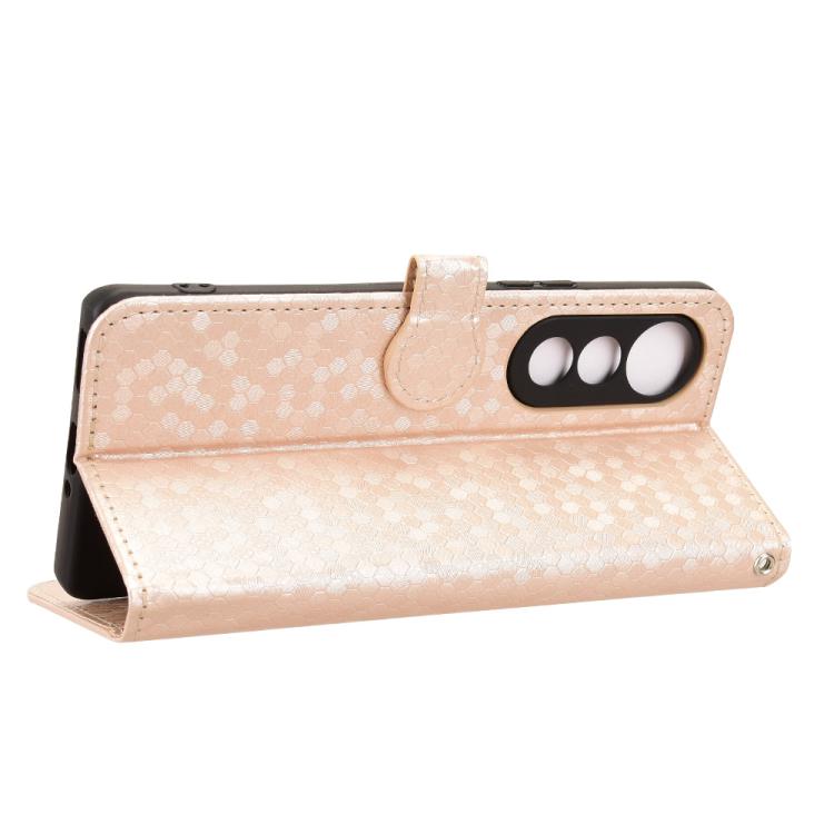 For Tecno Pova Curve 5G Honeycomb Dot Texture Leather Phone Case