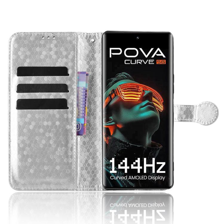 For Tecno Pova Curve 5G Honeycomb Dot Texture Leather Phone Case