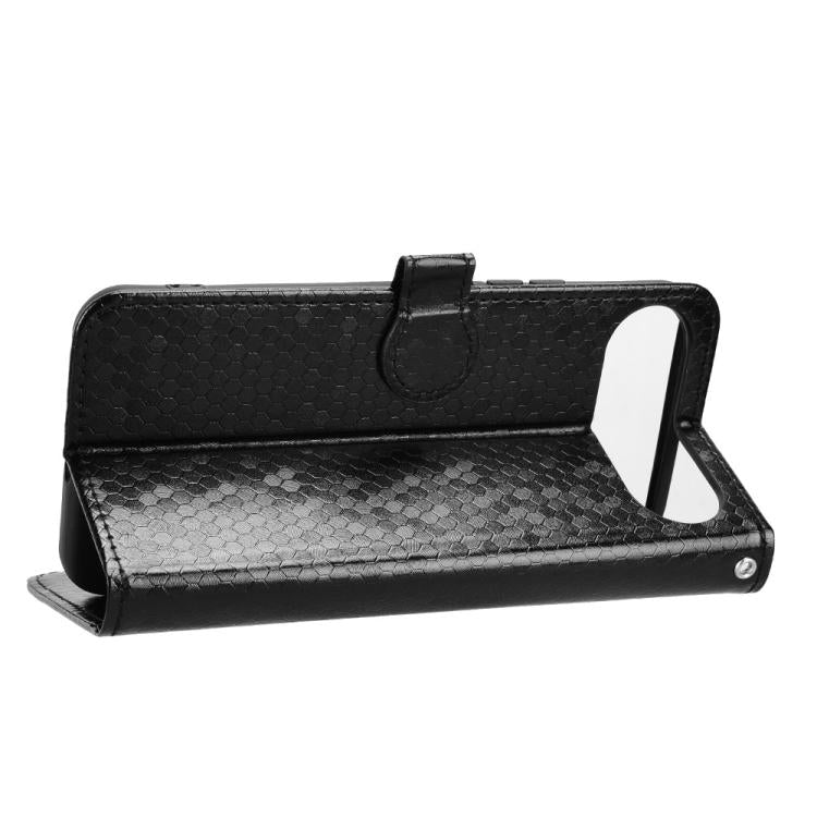 For Tenco Spark Slim 4G / Pova Slim 5G Honeycomb Dot Texture Leather Phone Case