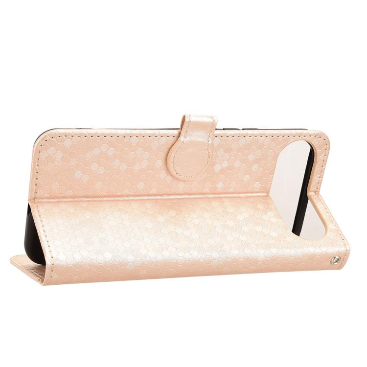 For Tenco Spark Slim 4G / Pova Slim 5G Honeycomb Dot Texture Leather Phone Case