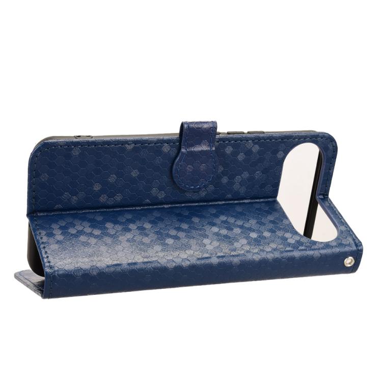 For Tenco Spark Slim 4G / Pova Slim 5G Honeycomb Dot Texture Leather Phone Case