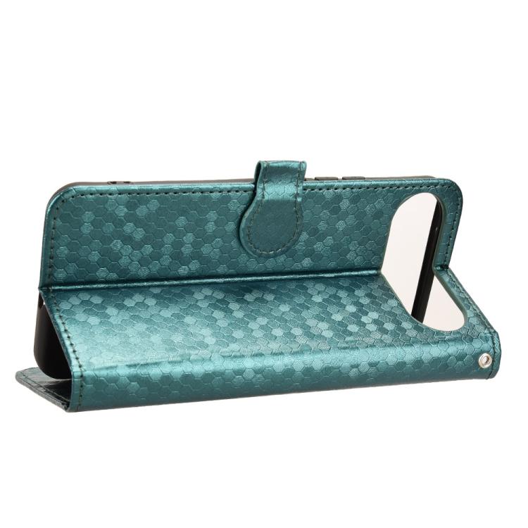 For Tenco Spark Slim 4G / Pova Slim 5G Honeycomb Dot Texture Leather Phone Case