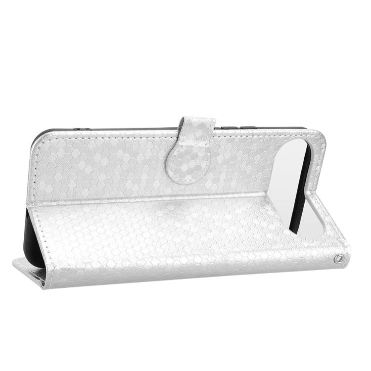 For Tenco Spark Slim 4G / Pova Slim 5G Honeycomb Dot Texture Leather Phone Case