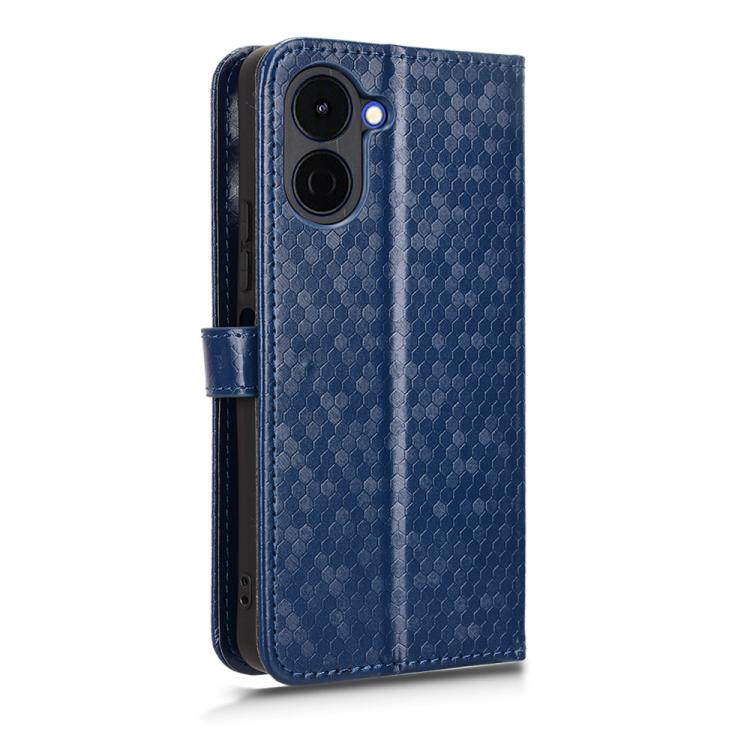 For Tenco Spark Go 3 Honeycomb Dot Texture Leather Phone Case