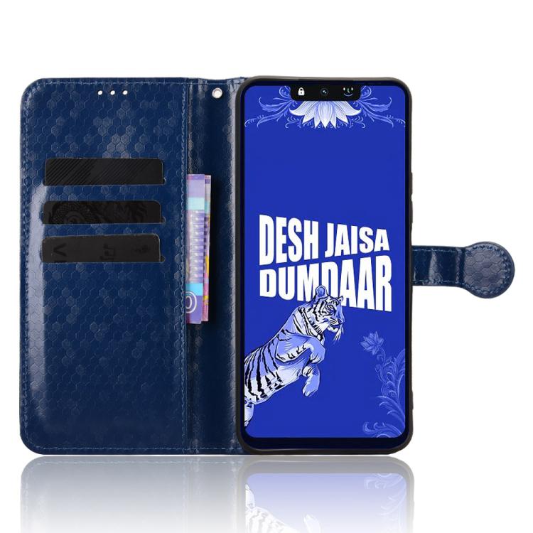 For Tenco Spark Go 3 Honeycomb Dot Texture Leather Phone Case