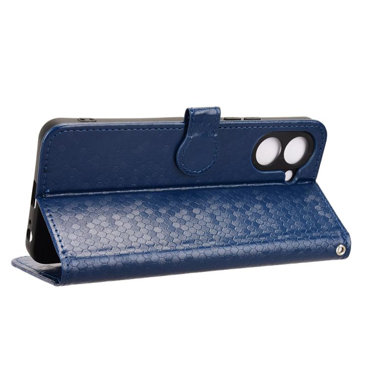 For Tenco Spark Go 3 Honeycomb Dot Texture Leather Phone Case