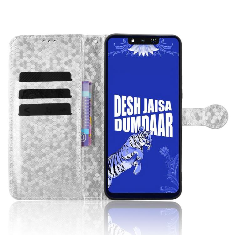 For Tenco Spark Go 3 Honeycomb Dot Texture Leather Phone Case
