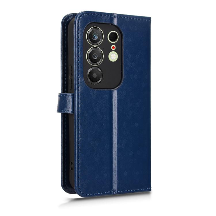 For Tecno Camon 50 4G Honeycomb Dot Texture Leather Phone Case